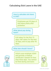 How to calculate sick leave in UAE