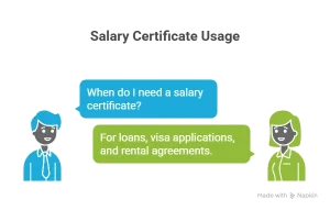 Frequent situations in which you could need a Salary certificate