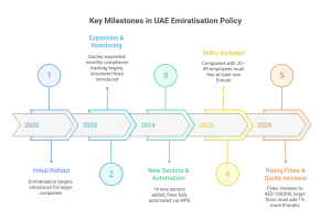 Timeline of Emiratisation Rules & Fines